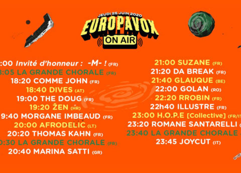Europavox On Air : the timeline!